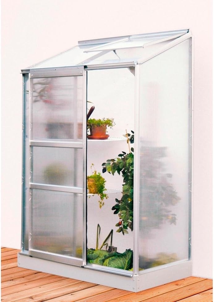 Vitavia Invernadero, s Ida 900, BXT: 130 x 65 cm, aluminiumfarben Color Plateado