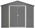 Cobertizos de almacenamiento Caseta de herramientas de metal, caseta de jardín, cabaña para herramientas, cobertizo para bicicletas, 8 x 6 pies, de