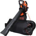 Black+Decker Sopladores de hoja, Soplador Aspirador triturador 3 en 1 de 3000 W, BEBLV300-QS