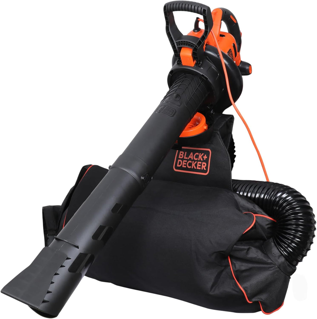Black+Decker Sopladores de hoja, Soplador Aspirador triturador 3 en 1 de 3000 W, BEBLV300-QS