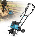 Aradora de JUDANNA, Batería de jardín para Makita batería de 18 V, fresadora eléctrica de jardín, motoazada, 36 cm de ancho de trabajo, 18 cm de