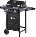 Habitat et Jardin Barbacoas de carbón, Babarcoa a gas Party 3-3 quemadores (1 lateral) - 5, 8kW - Negro