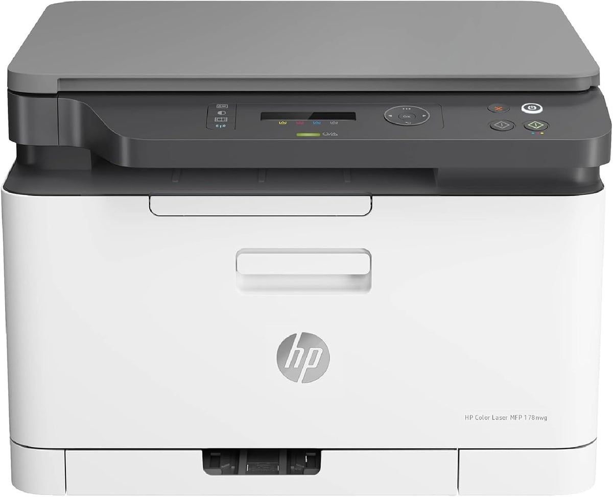 4ZB96A de HP, impresoras láser, Color Laser MFP 178nw - Impresora Láser Color Multifunción Wi-Fi, Imprime, Escanea y Copia, Ethernet, USB 2.0, Smart