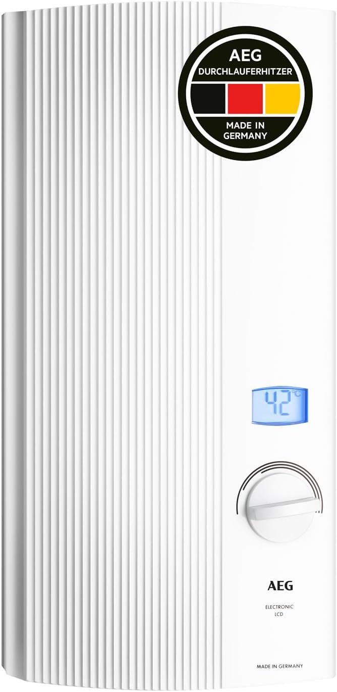 AEG Calentadores eléctrico, 222394 DDLE LCD 18/21/24 - Calentador electrónico regulable (18/21/ 24 kW, 400 V)