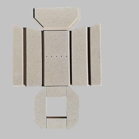 Placas de protección contra el calor de Generic, Ropa para sala de fuego adecuada para Justus Chimenea USEDOM 5 mejor calidad Therma