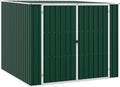 vidaXL Cobertizos de almacenamiento, Cobertizo de Jardín Paito Casata Casetilla Almacenamiento de Herramienta Almacenaje Exterior Acero Galvanizado