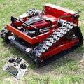 Cortacéspedes rotativo Cortacésped con control remoto de 7, 5 HP, gasolina de 4 tiempos, diseño de orugas, deshierbe rápido, soporte de pendiente de