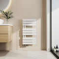 Calientatoalla EMKE, Radiador Toallero Plano 762 x 400 mm, Blanco, 342 W