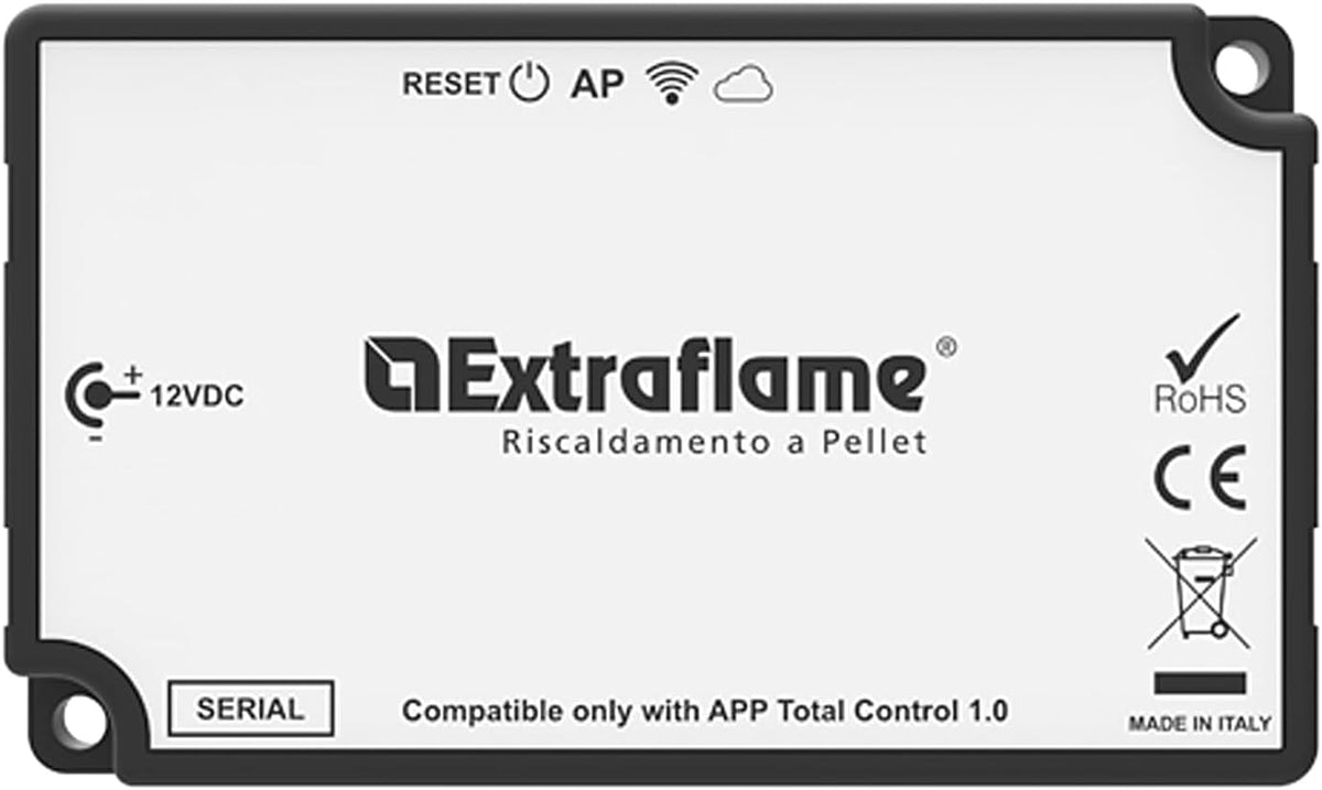 Hornos chimenea La Nordica, Nordica extraflame módulo wifi blanco para estufa de leña 9278442