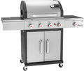Parrillas eléctricas de exterior Barbacoa con ruedas triton PTS 4.1 12960, plateado, Landmann