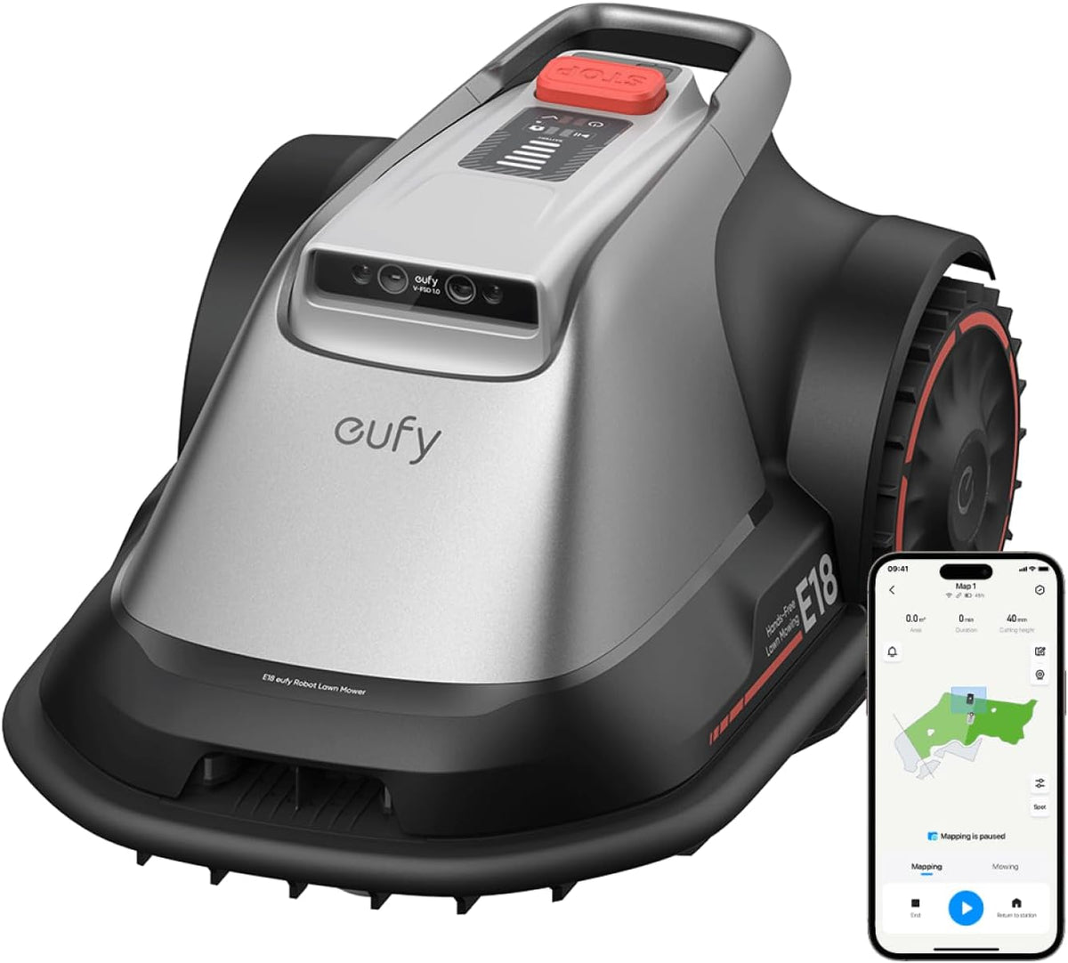 Robots cortacésped by Anker Robot cortacésped E18 sin Cable de limitación, eufy