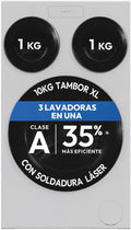 CANDY Lavadora, Carga Frontal 10 + 1 +1 kg, Multiwash [MQD 410CBL9-37]