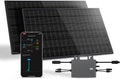 Sistemas con conexión a la red Kit Solar Balcón Svan con 2 Paneles Solares Bifaciales de 435W, Microinversor Wifi 800W, Plug & Play, Control desde APP