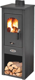 Hornos chimenea Estufa de Leña Blist Lux LM - Negro - 7 kW - HEATING STOVE, Blist