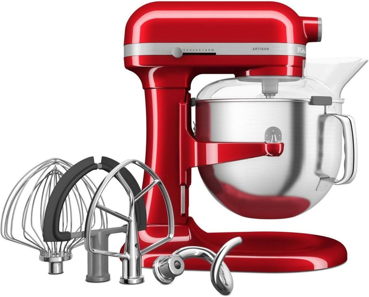 KitchenAid Robots de cocina, Artisan Robot de Cocina Bol Elevable 6, 6L Rojo manzana