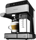 Cafetera automática de Cecotec, Cafetera Semiautomatica Power Instant-ccino 20 Touch Serie Nera. 1350 W, 20 Bares de Presión, Tanque de Leche de 500ml