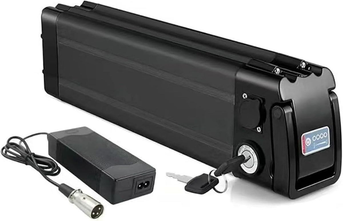 OmurgA Eléctrica, 36V 48V Ebike Batería, 36V 48V 15Ah 20Ah 25Ah Batería De Bicicleta Eléctrica Batería De Alta Potencia 2 Puertos con Cargador para