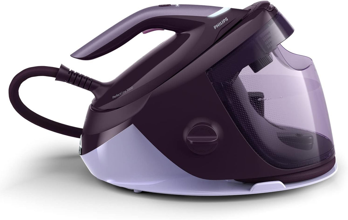 Centros de planchado PHILIPS, PerfectCare Serie 7000 Centro de Planchado - 2100W, Golpe de Vapor 600g, Presión 8.0 bar, Tec OptimalTEMP, Depósito 1.8