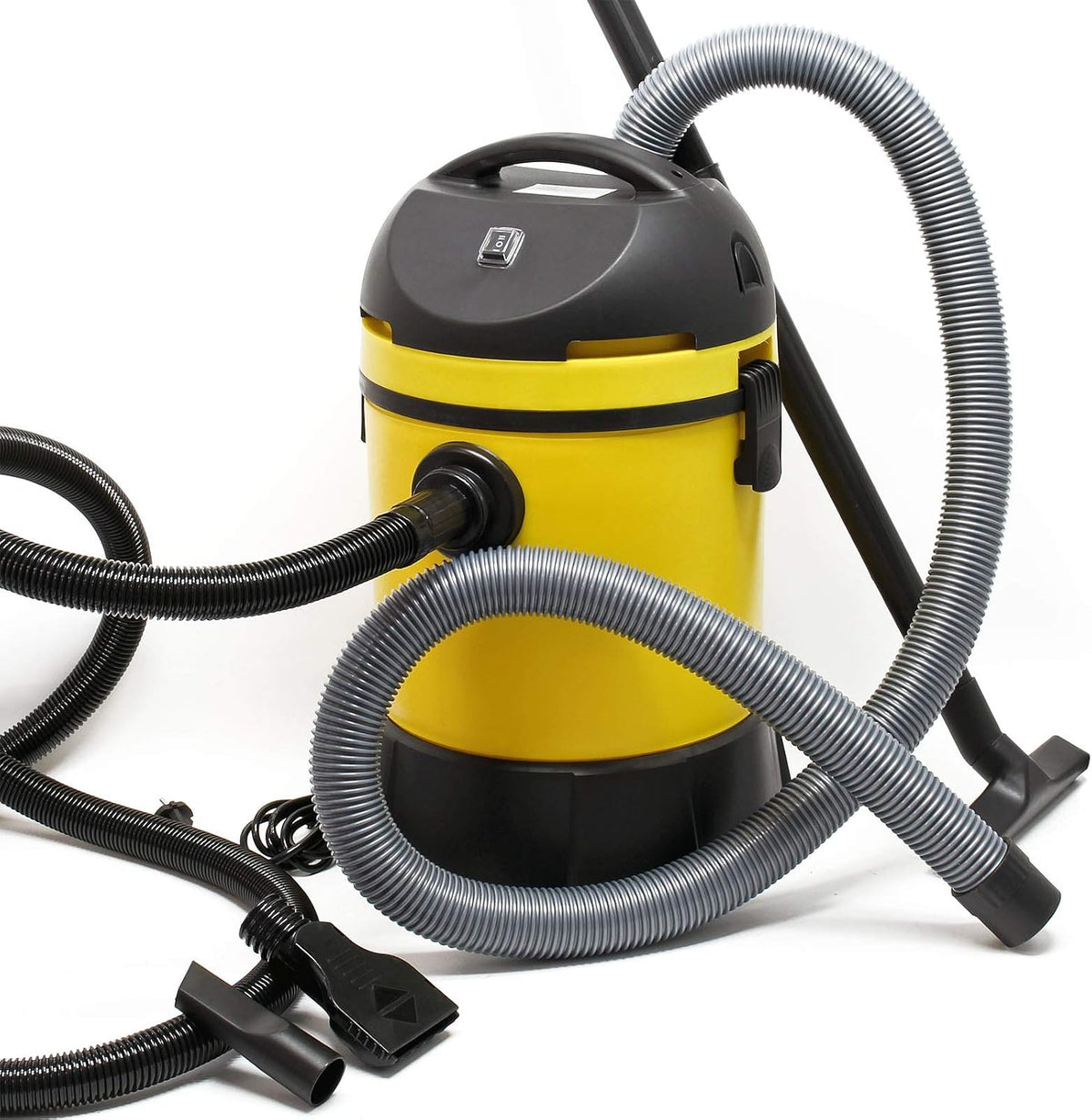 Aspiradoras industriales para sólidos y líquido de XPOtool, Wiltec Aspiradora Industrial de 1400 W y depósito de 30 l, Aspirador para seco y húmedo