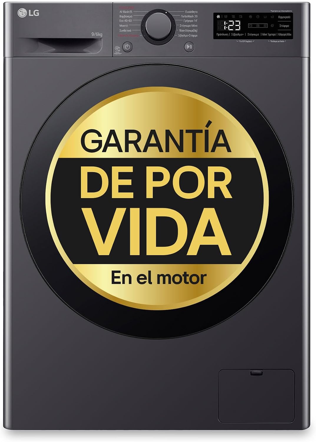 Lavadoras y secadoras todo en uno F4DR6009AGM - Lavadora Secadora Inteligente, 9/6kg, eficiente lavado/secado, AI Direct Drive, 1400rpm, Carga Frontal