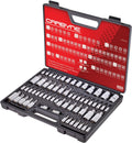 Juegos de vasos para llav de CARBYNE, Juego de 62 puntas Torx Master y Torx External Socket Set, S2 Steel Bits, CrV Sockets