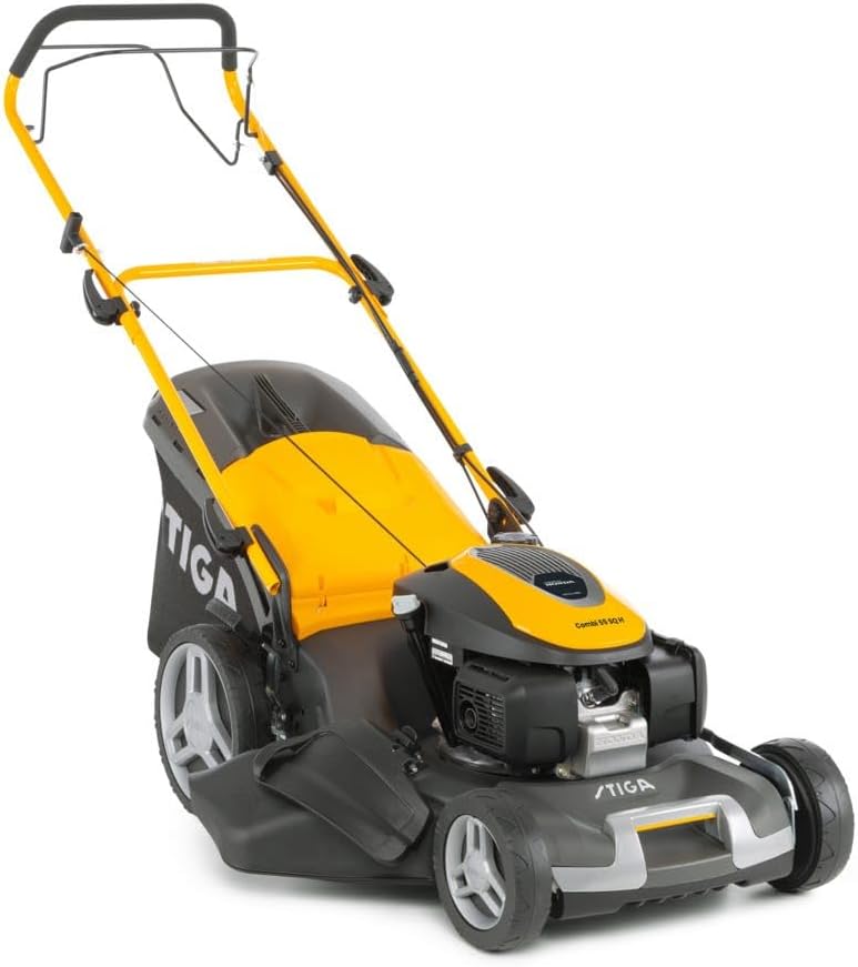 Cortacéspedes rotativo STIGA, Cortacésped de Gasolina STIGA Combi 55 SQ H autotractado, Motor Honda 201cc, Sistema de Corte 4 en 1, Ancho de Corte 51