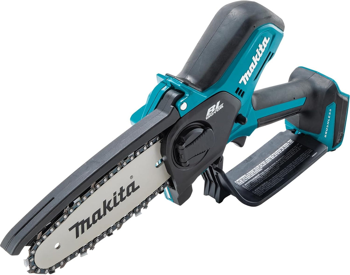 Motosierra Makita, DUC150Z - Sierra de podar LXT de iones de litio de 18 V sin escobillas de 150 mm, baterías y cargador no incluidos