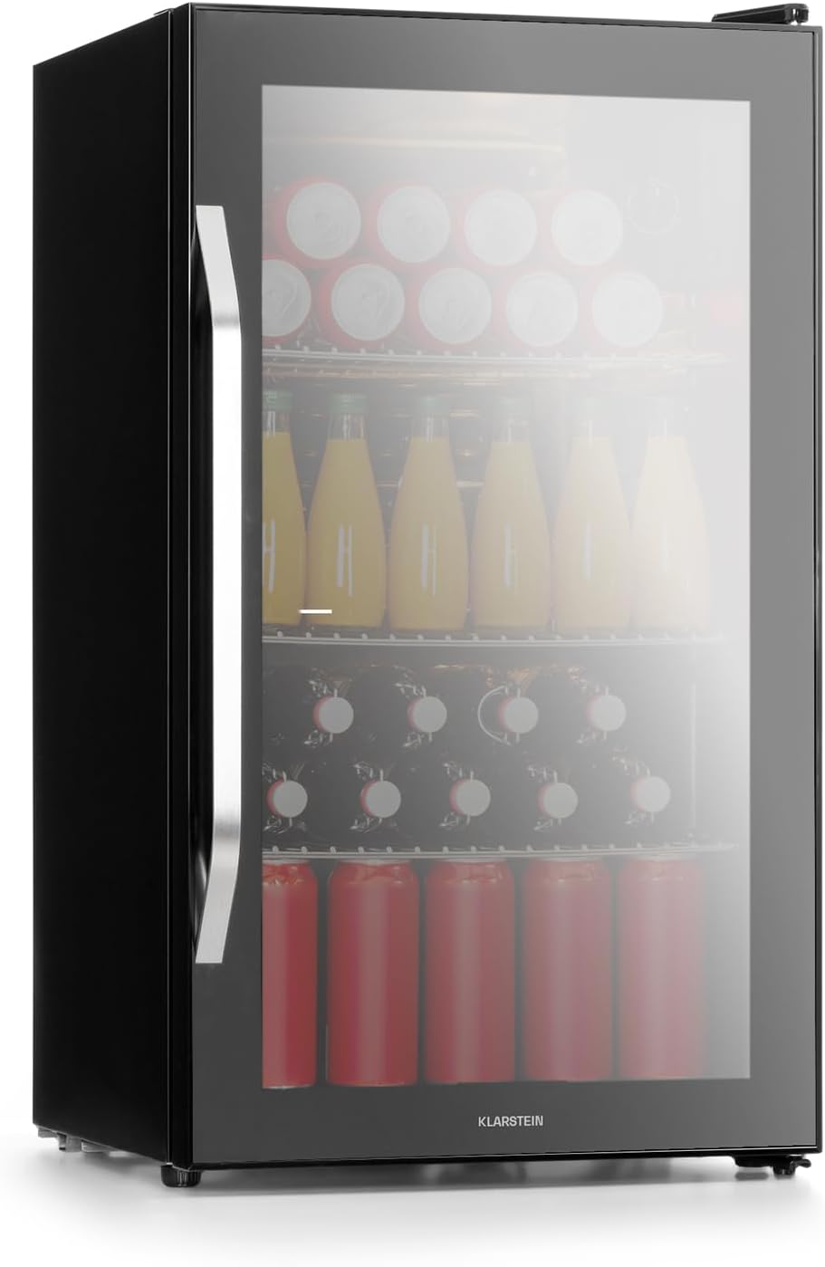 Frigoríficos para bebida Nevera Pequeña Puerta Cristal Habitaciones, Nevera Portatil Electrica, Mini Pequeña Bebidas, Frigorificos Pequeños 80 L, Mini
