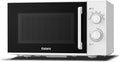 Galanz Microondas multifuncional, Microondas independiente con plato giratorio de 25 litros, 900 W, color blanco