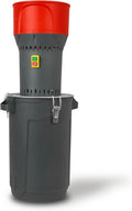 Molinos de grano Molino de grano eléctrico con cubo de 25L, motor eléctrico de 1000 W, tolva de 6L, 300 kg/h, molino de molienda con cuchilla de acero