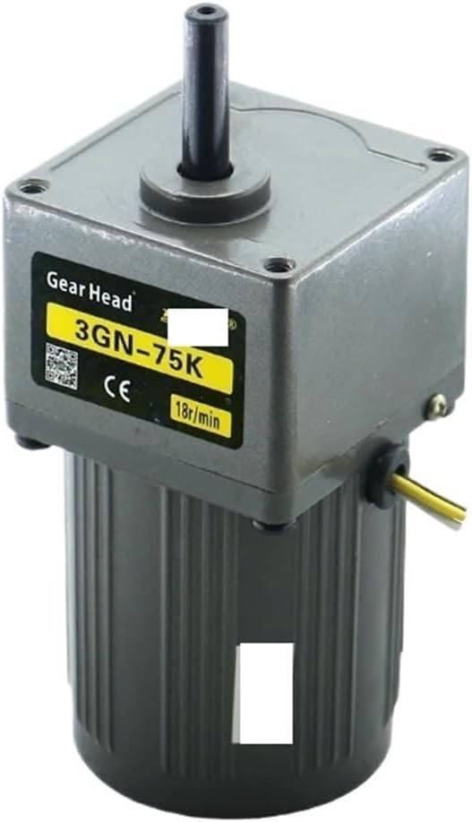 GXCEUAACU Motores eléctrico, Motor 15W de CA 220v 50/60hz asíncrono monofásico inducción Eje 10mm 8mm DC(186RPM)