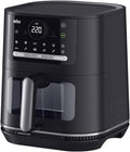 Braun Freidora de aire, MultiFry 5 HF5073IBK, Freidora de Aire 3 en 1, Control Digital Táctil Temperatura 80-200°, Tecnología RealOven, 20 Programas