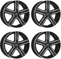 ET33 de Dezent, llanta, 4 llantas Dezent KG Dark 9.0Jx20 5x112 compatibles con Audi Q5 Q7 Q8