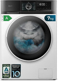 Cecotec Lavadora, 7Kg Carga Frontal Bolero Dresscode 7500 Inverter A. 1850W, 1400 rpm, Motor Inverter Plus, Bajo Consumo, 16 Programas, SteamMax